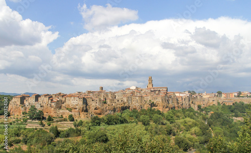 View of Pitigliano  Tuscany  Italy