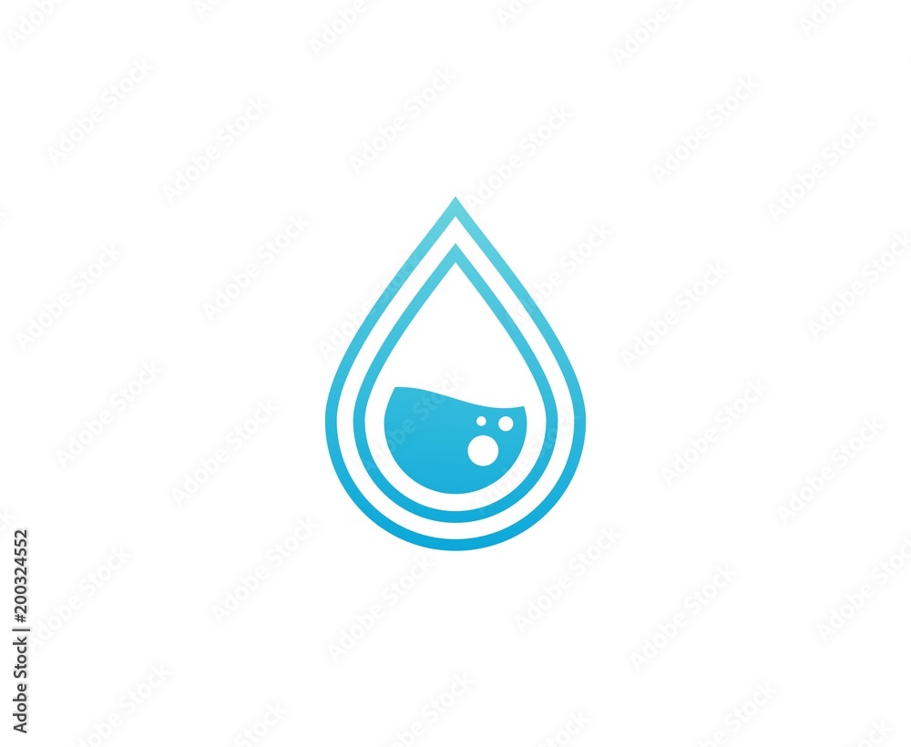 Water drop logo