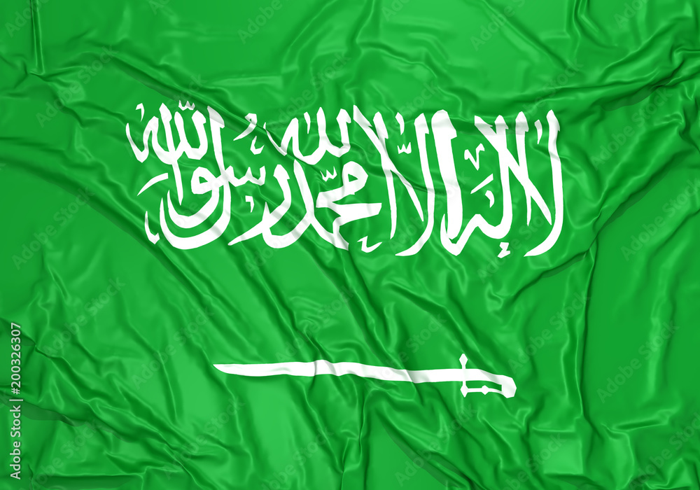 サウジアラビア国旗 Stock イラスト Adobe Stock