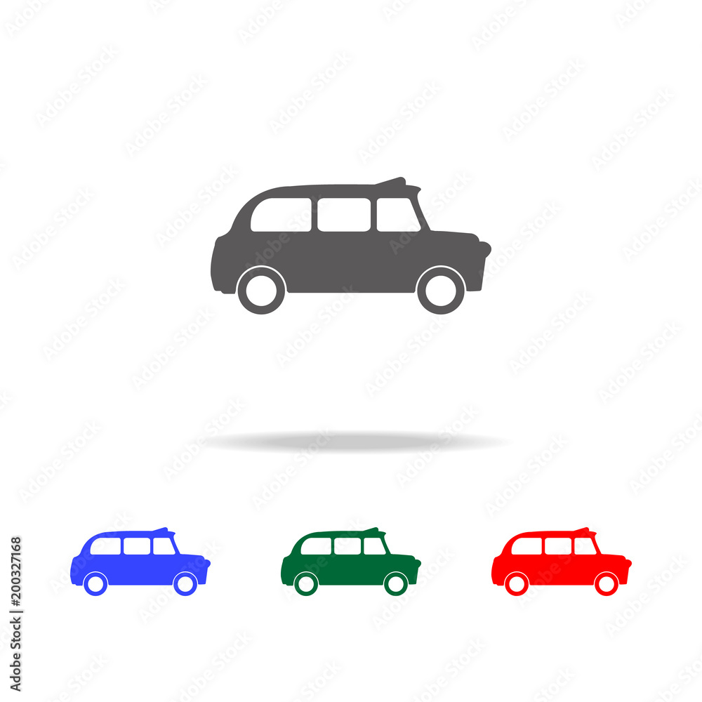 London Taxi icon. Elements of United Kingdom multi colored icons. Premium quality graphic design icon. Simple icon for websites, web design, mobile app, info graphics