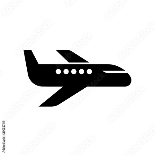 Air transport icon isolated on white background