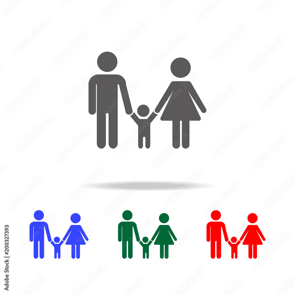 Family Icon in trendy flat style isolated. Elements of family multi colored icons. Premium quality graphic design icon Family Icon in trendy flat style isolated. Elements of family multi colored icons. Premium quality graphic design icon