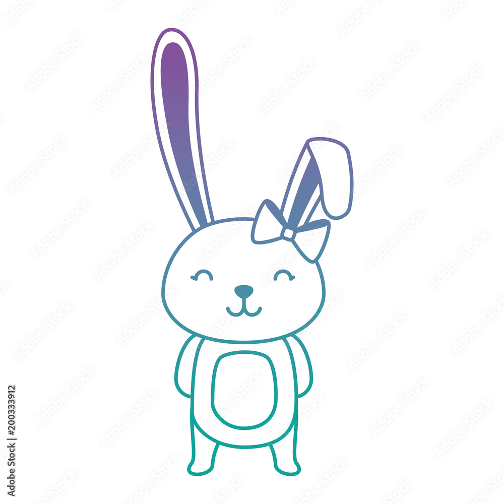 cute rabbit easter celebration vector illustration design cute rabbit easter celebration vector illustration design