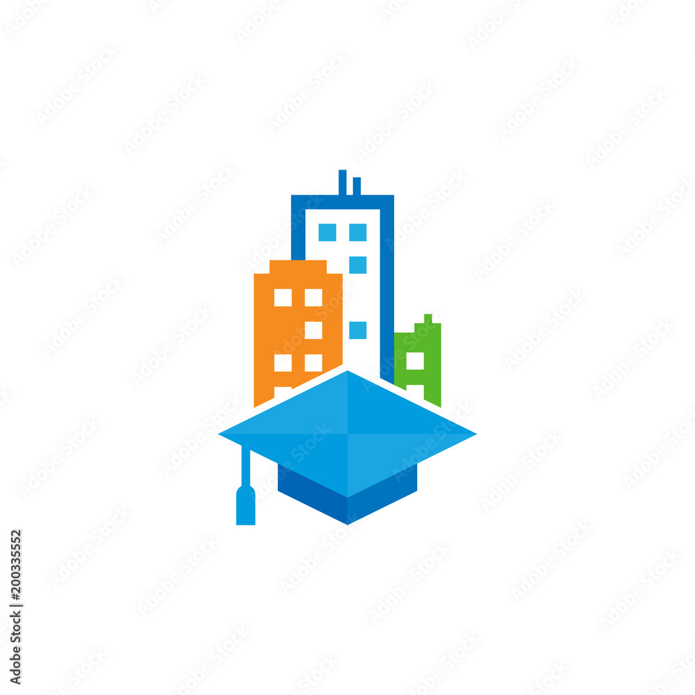 School Town Logo Icon Design School Town Logo Icon Design