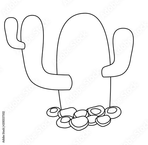cactus nopal natural icon
