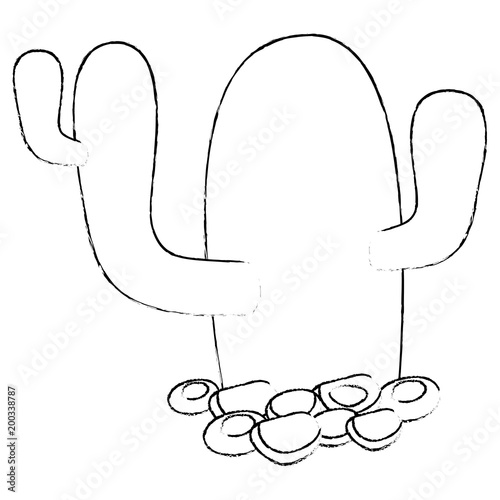 cactus nopal natural icon