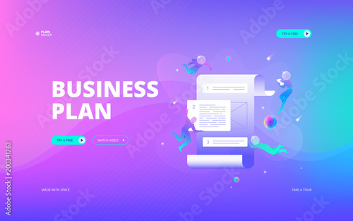 Business plan web banner