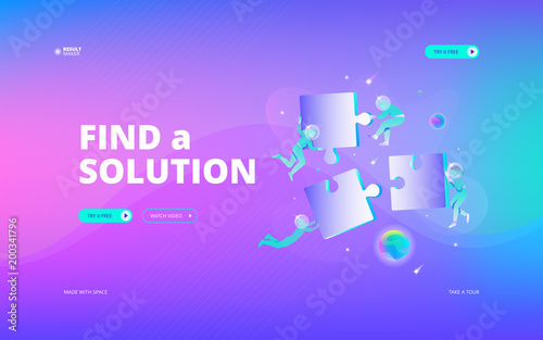 Find a solution web banner