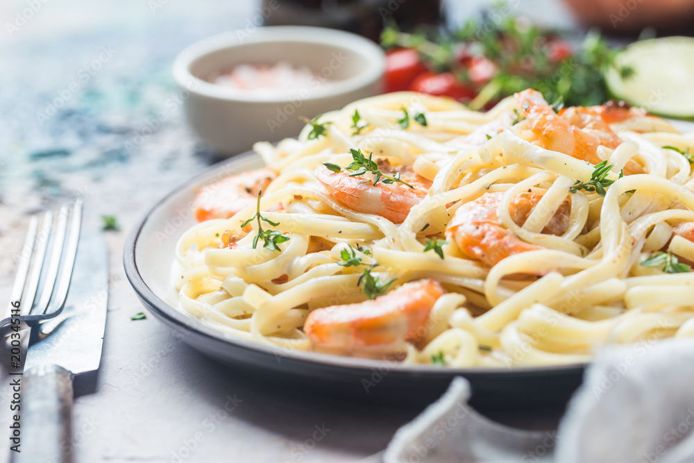 Italian pasta fettuccine Italian pasta fettuccine
