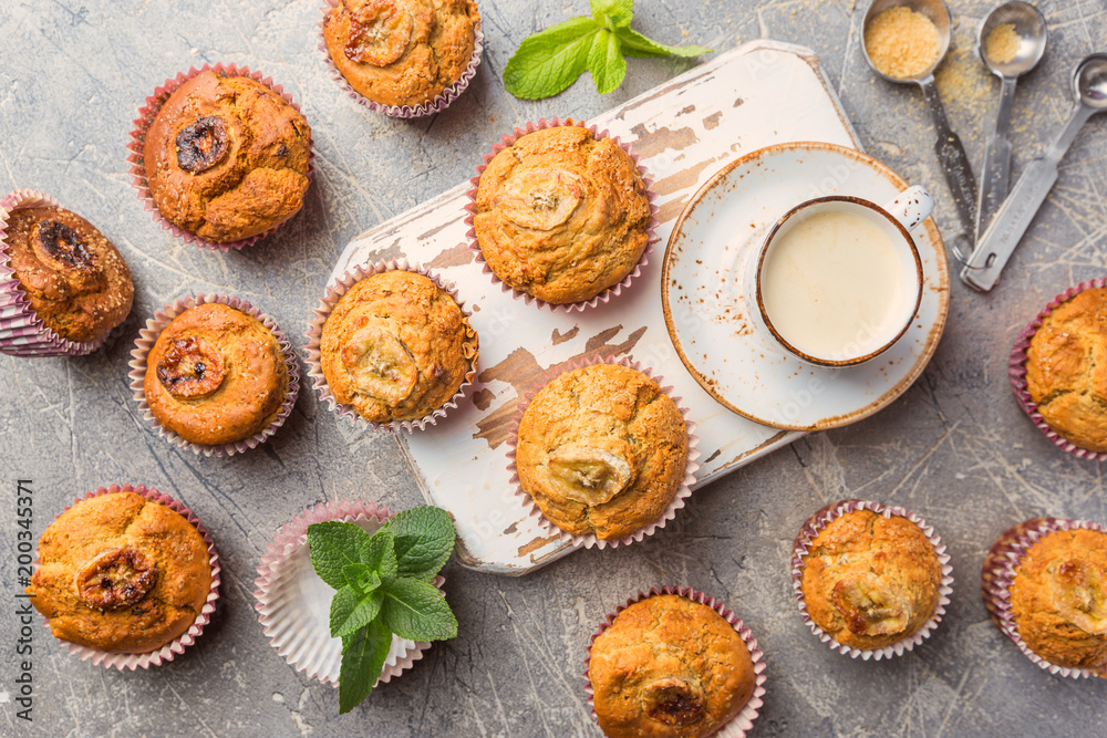 Healthy out banana muffins Healthy out banana muffins