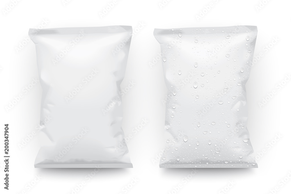 packing with water droplets mock up packing with water droplets mock up