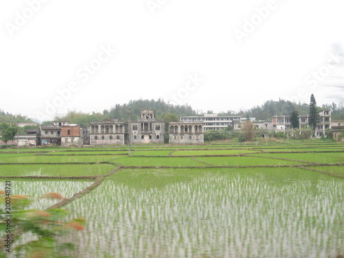 Chinese villages countryside farmland Cultivation