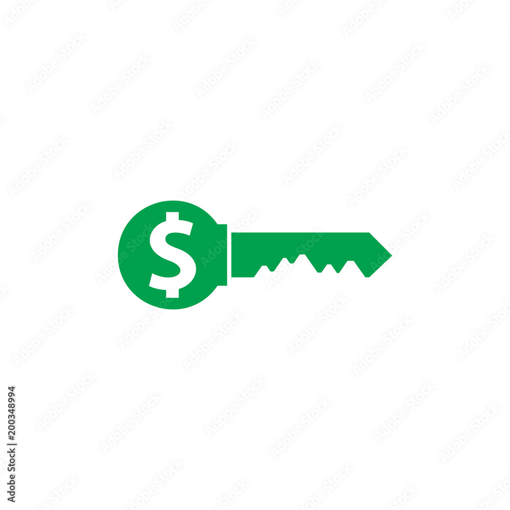 Key Money Logo Icon Design