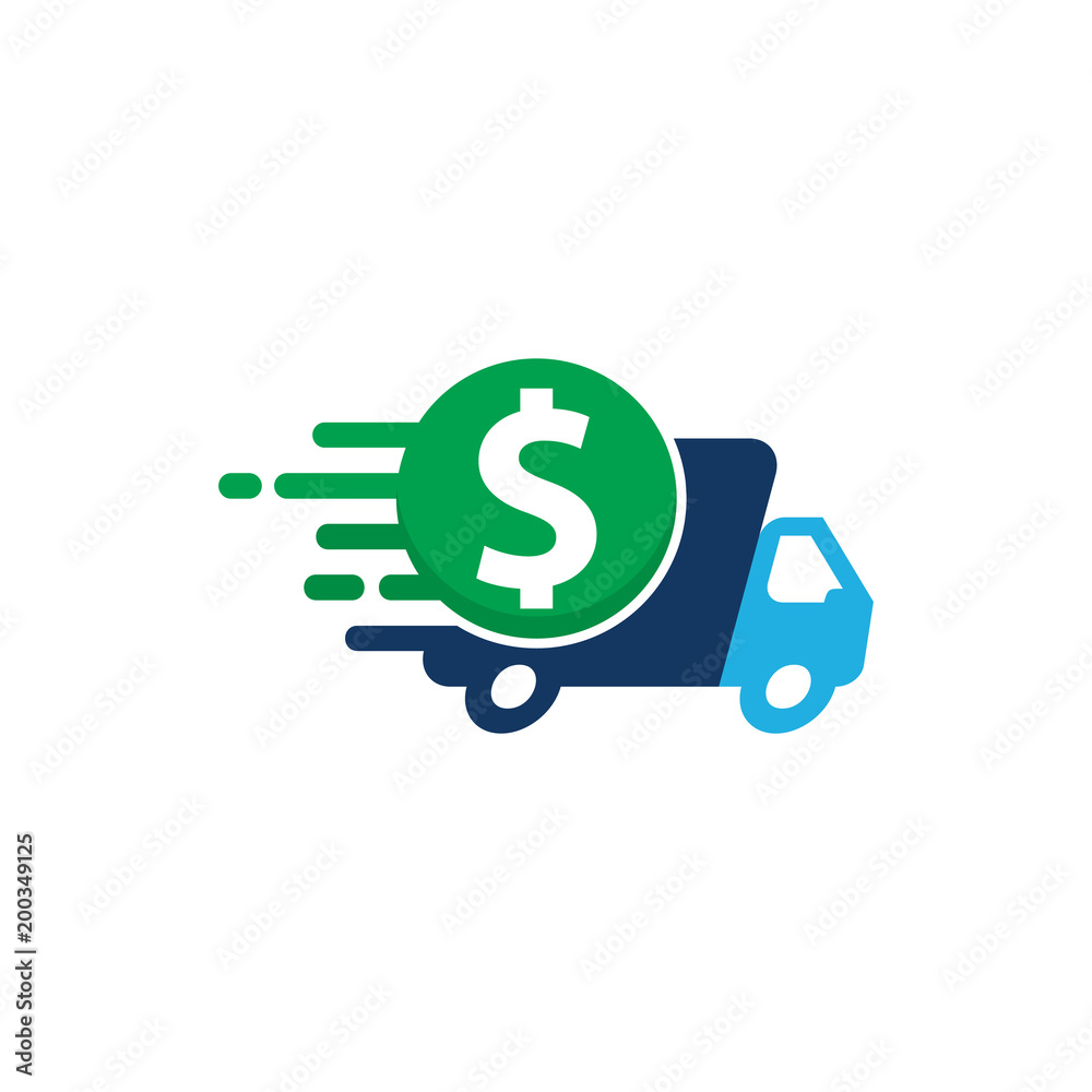 Delivery Money Logo Icon Design Delivery Money Logo Icon Design