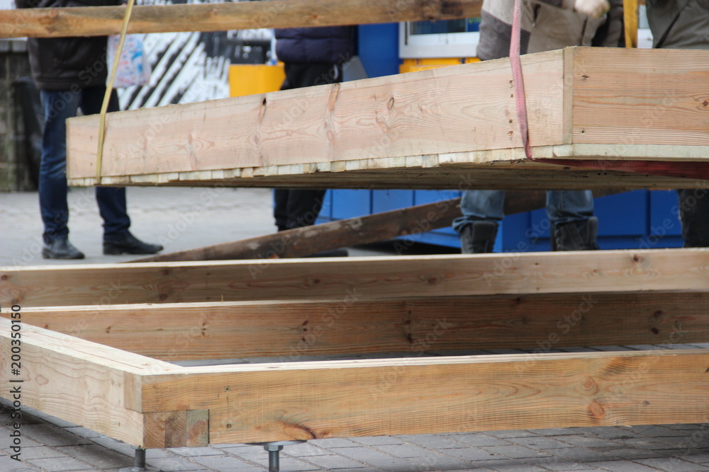 Construction of a Frame building or a house Construction of a Frame building or a house