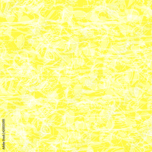 Seamless abstract grunge background. Yellow background. Seamless pattern. Grunge texture, abstract surface. Element of design for printed products, prints. Vector EPS 10 illustration.