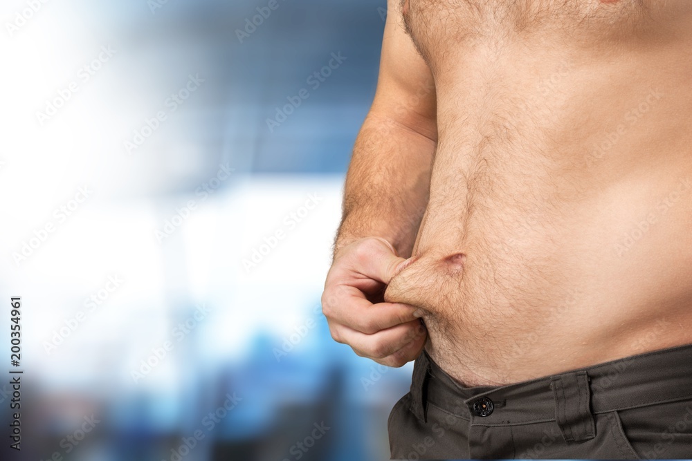 Naklejka premium Lose weight concept.