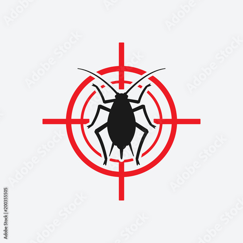 aphid icon red target