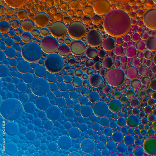 Planet collisions unearthly using oil water emulsions