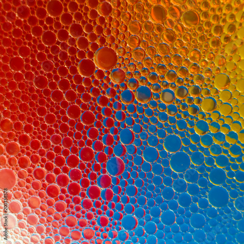 Planet collisions unearthly using oil water emulsions