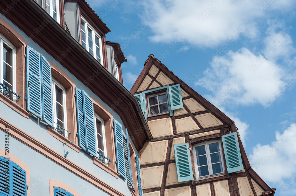 retail of typical architecture in Colmar - France