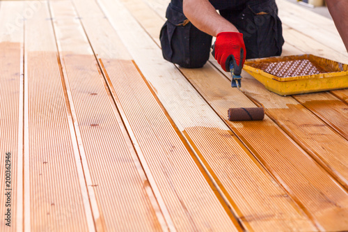 Wallpaper Mural Painting a terrace board impregnation water proofing Torontodigital.ca
