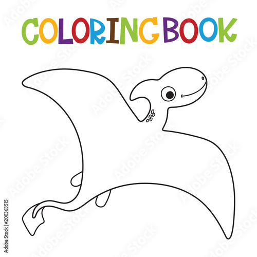 Cute Dino coloring book