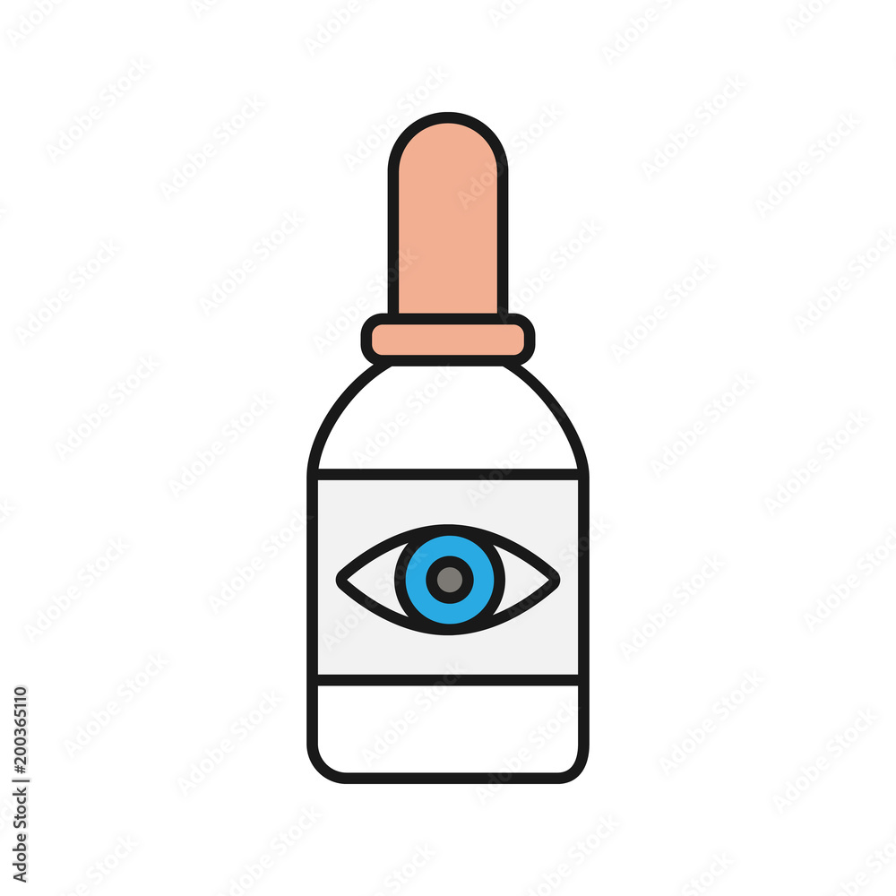 Eye drops color icon Eye drops color icon