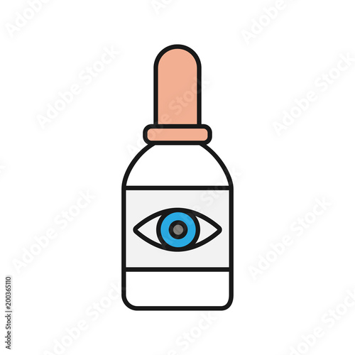 Eye drops color icon