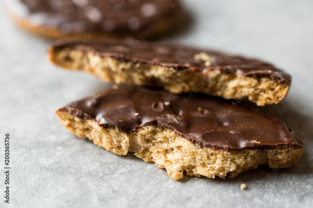 Half Cut Bitten Jaffa Cookie Cake Biscuits. Half Cut Bitten Jaffa Cookie Cake Biscuits.