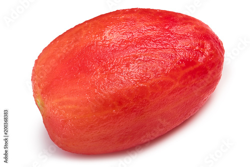 Obraz na plátně Whole peeled plum tomato