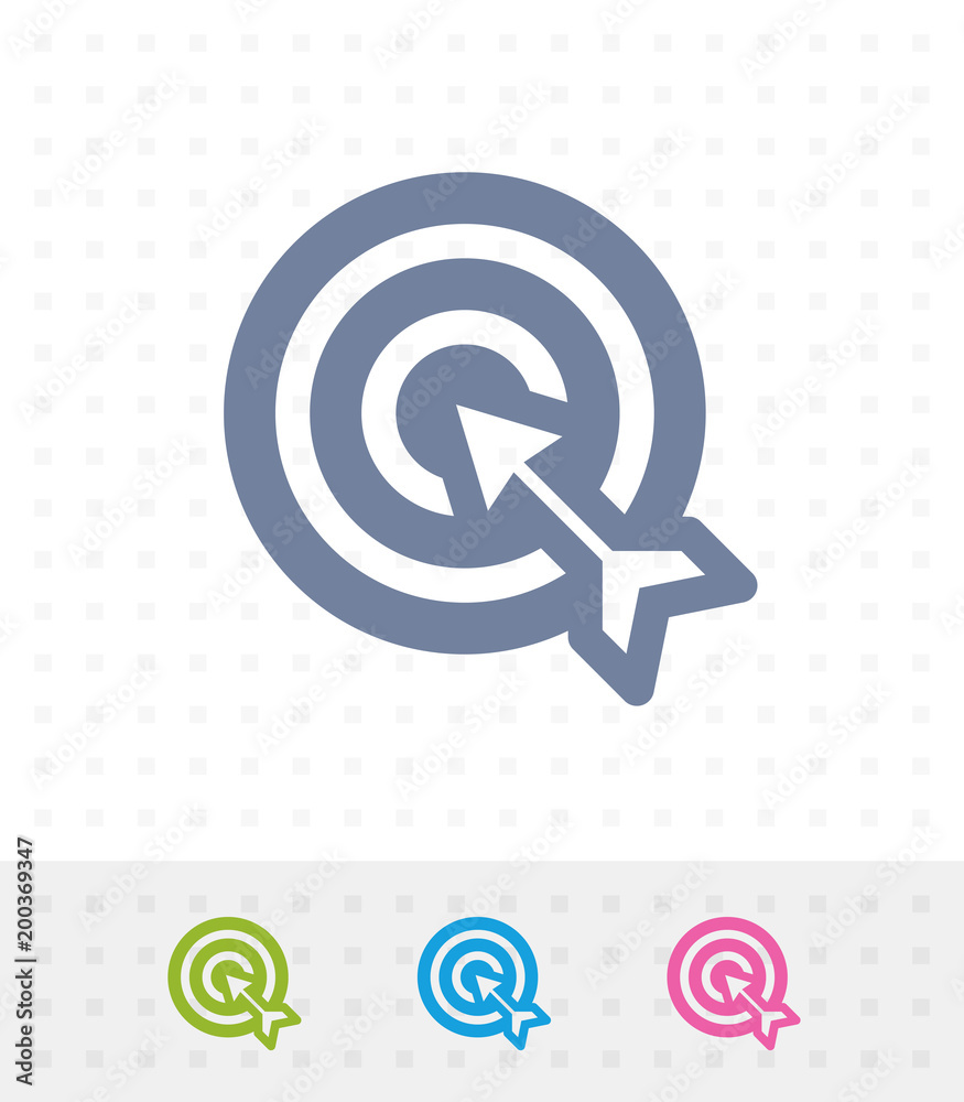 Target & Arrow - Tap Icons. A professional, pixel-perfect icon. Target & Arrow - Tap Icons. A professional, pixel-perfect icon.