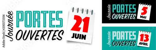 Journée portes ouvertes avec date