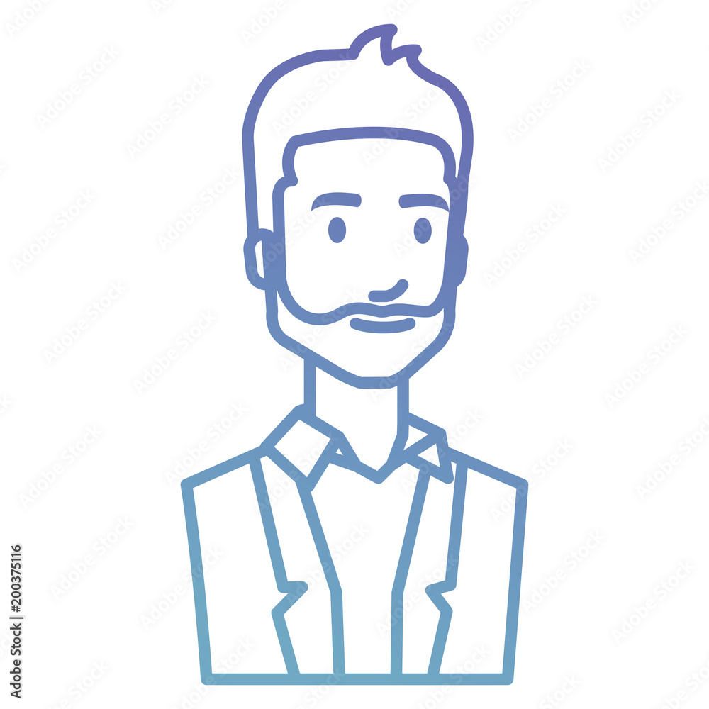 businessman with beard avatar character icon vector illustration design businessman with beard avatar character icon vector illustration design