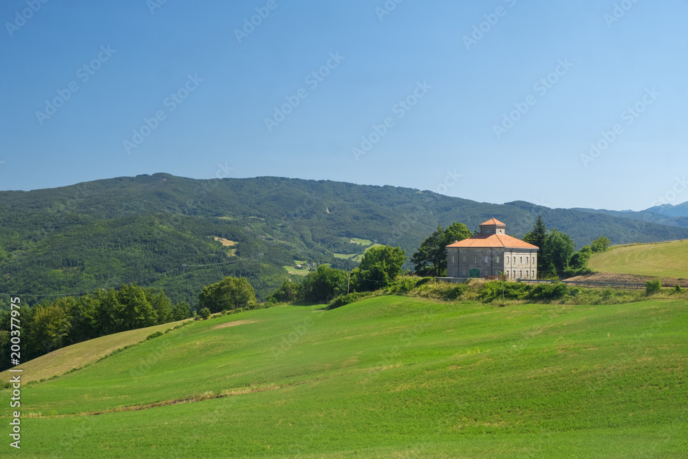 Road to Passo della Cisa, from Tuscany to Emilia