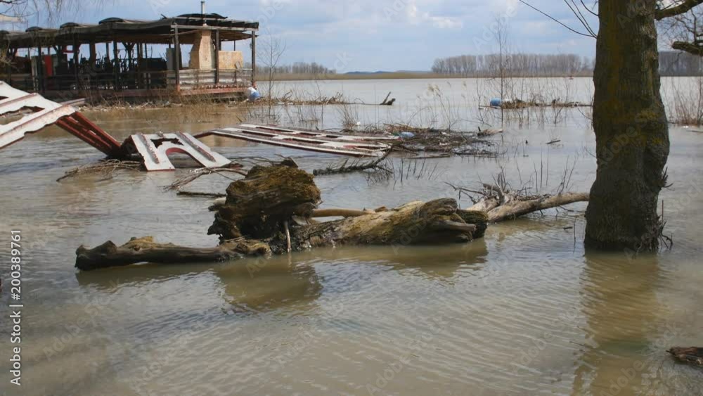 Coast Wreck After Flood