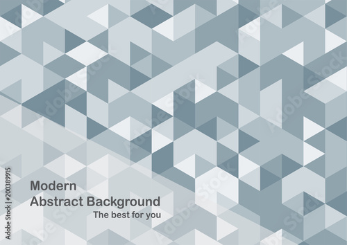 Modern abstract background in polygon shape. Template design in blue and white tone for business presentation, cover, brochure, packaging and web banner.