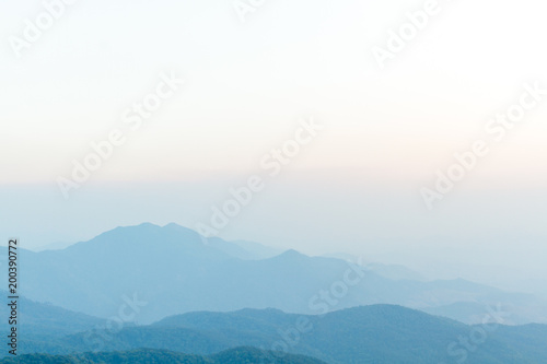 Fototapeta Naklejka Na Ścianę i Meble -  Mountain landscape and skyline