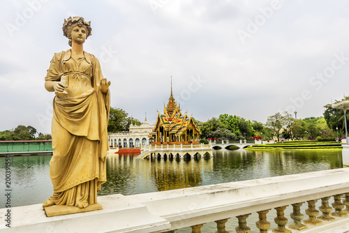 Bang Pa-In Royal Palace known as the Summer Palace. Located in Bang Pa-In district Ayutthaya Province. Thailand. photo