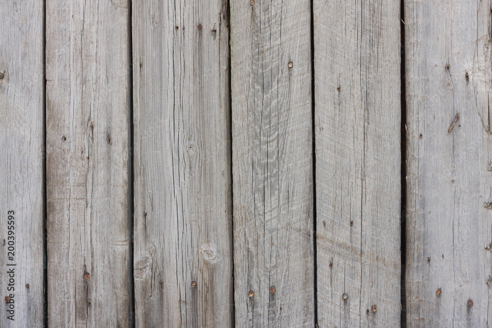 Background from grey wooden boards with texture