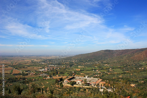 Valley in Tuscany, Italy