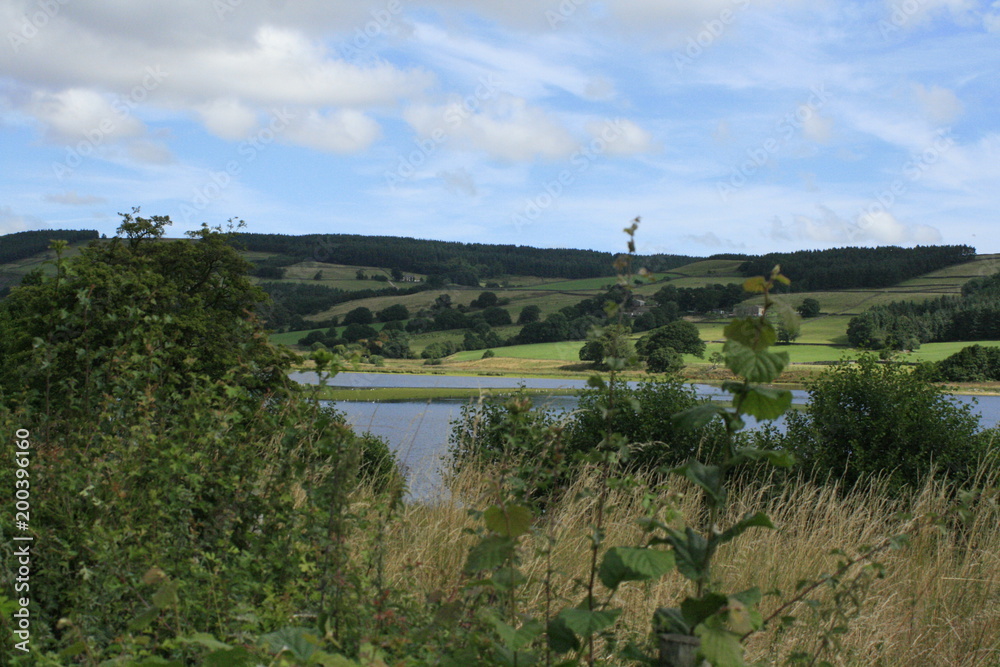 Obraz premium Gouthwaite Reservoir, Nidderdale, England