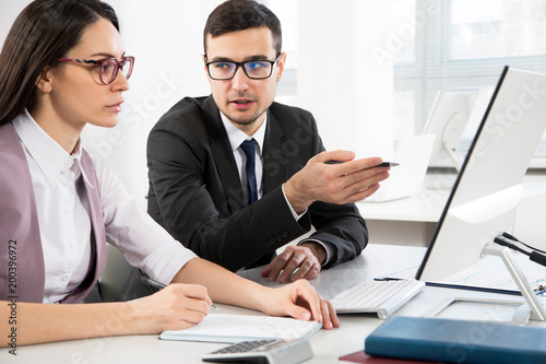 Business people working together in the office