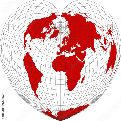 Werner projection of World