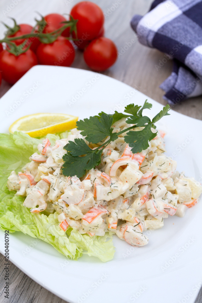 salade surimi et ananas salade surimi et ananas
