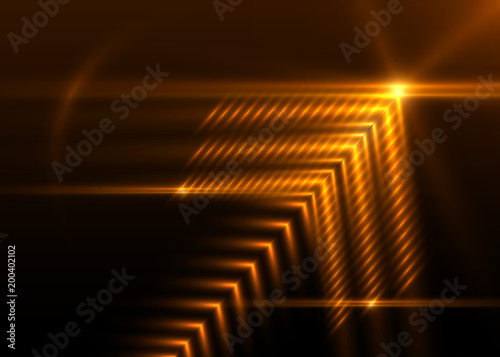Abstract arrow background. Vector illustration.