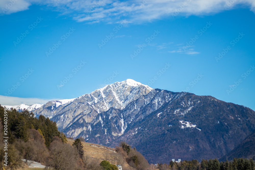 Bergspitze in der Schweiz