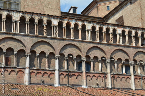 Ferrara, centrum miasta, Włochy