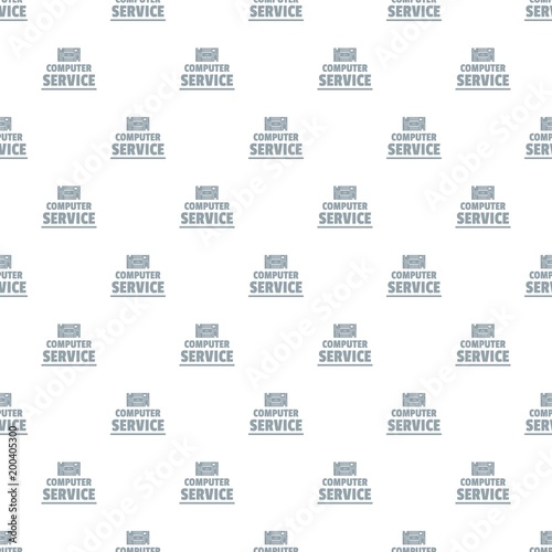 Computer service pattern vector seamless