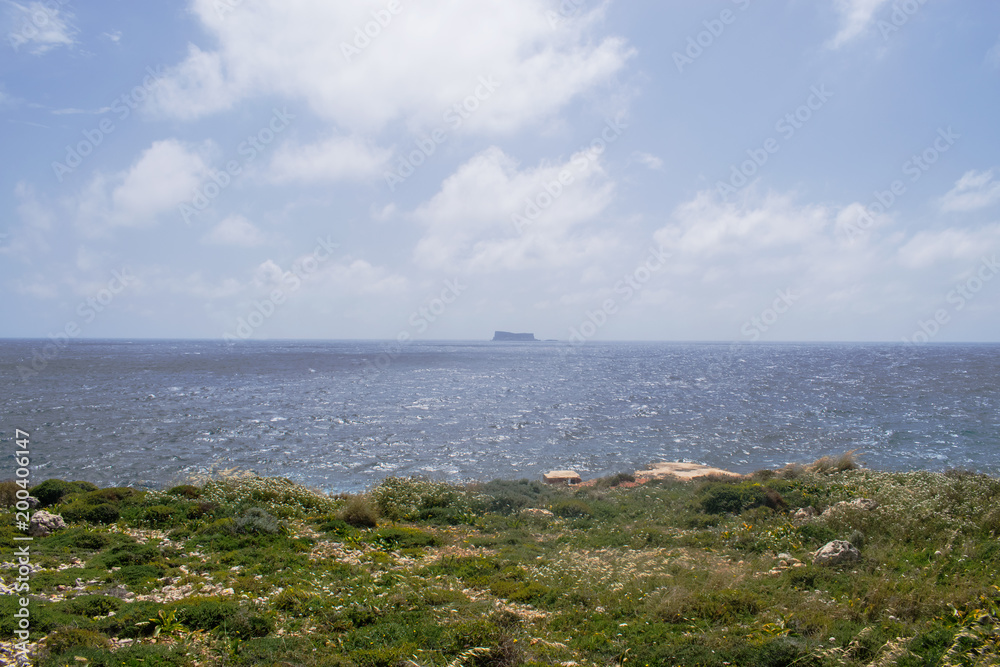 The Island of Filfla in Malta